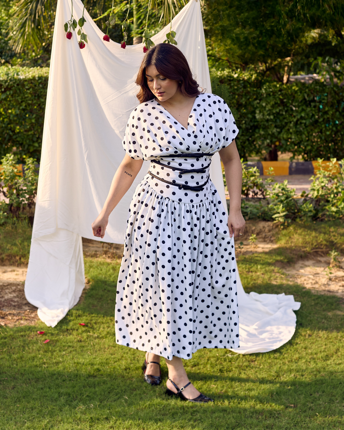 Dottie Dot Midi Dress