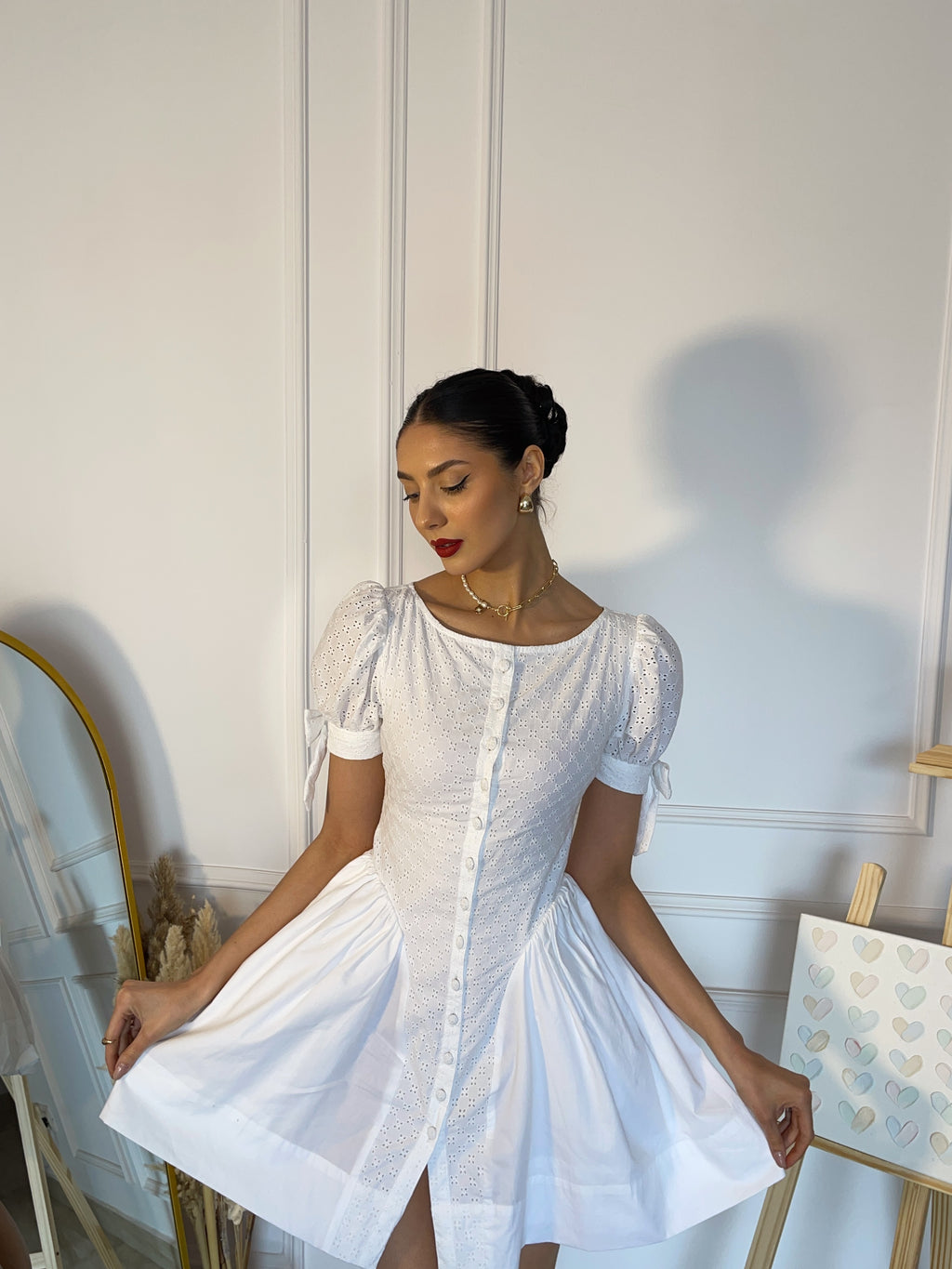 Juliette Heart Mini Dress