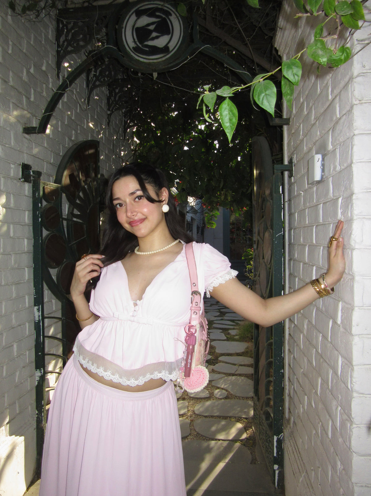 Ballet Pink Babydoll Set