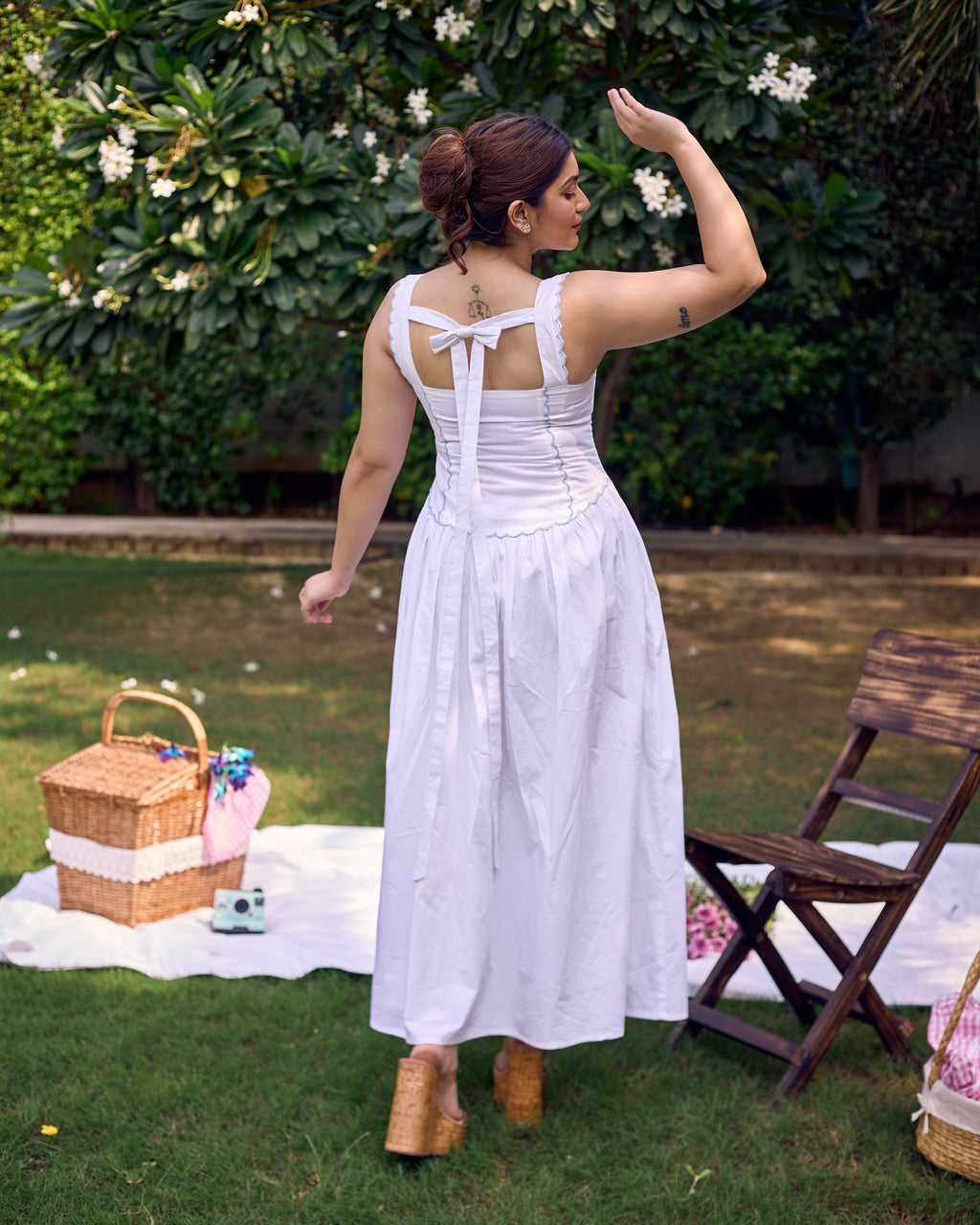 Mi Amore Embroidered Maxi Dress