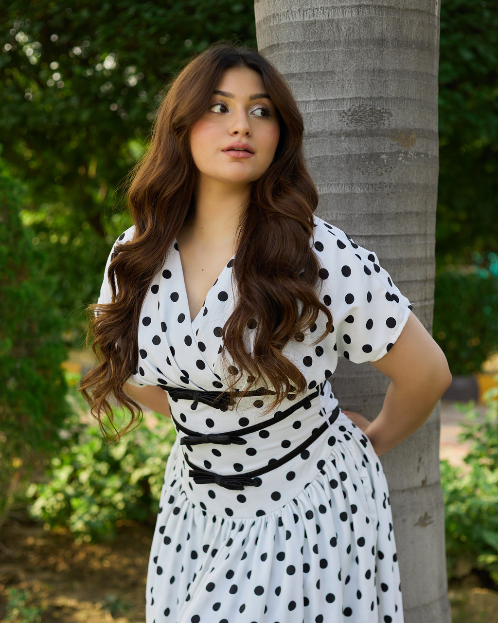 Dottie Dot Midi Dress