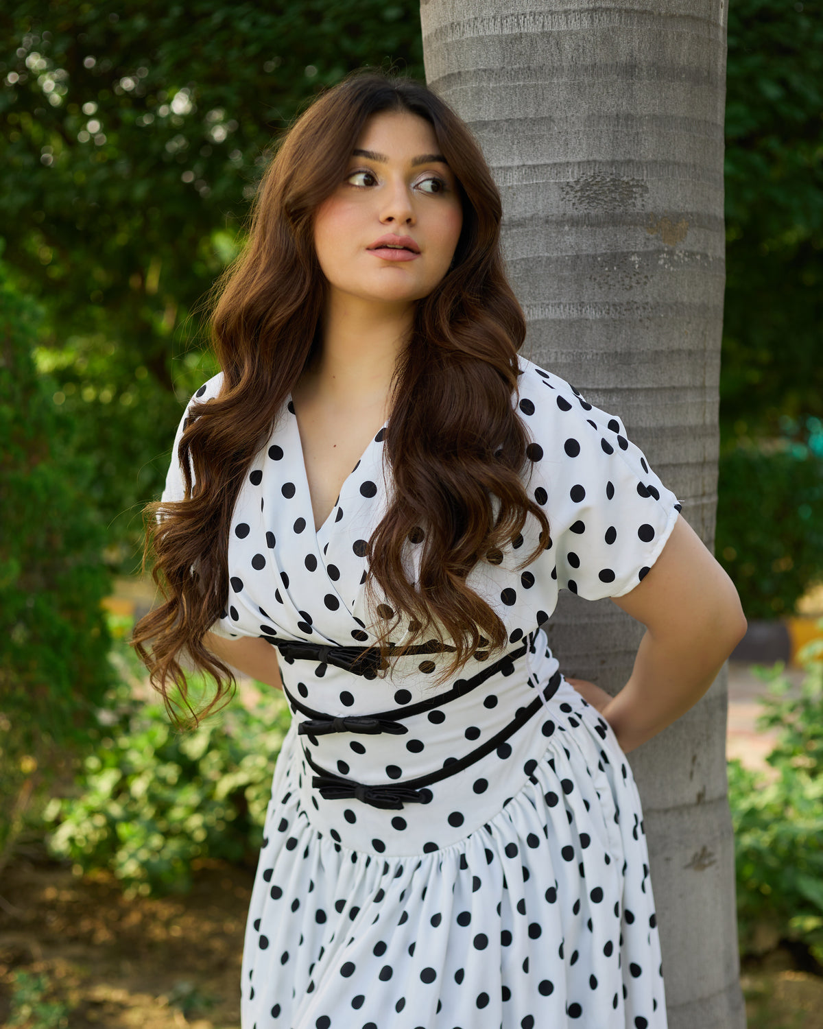Dottie Dot Midi Dress