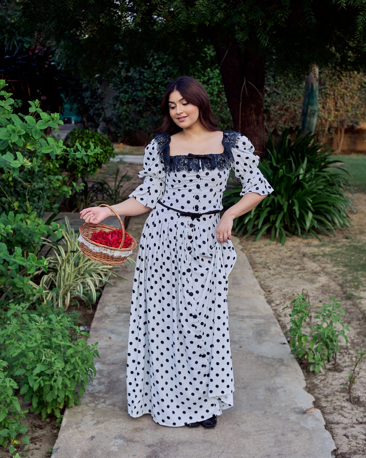 Sweet Dottie Skirt Set