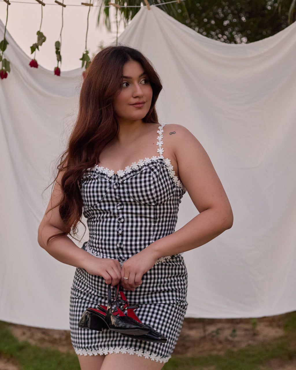 Gigi Gingham Skirt Set