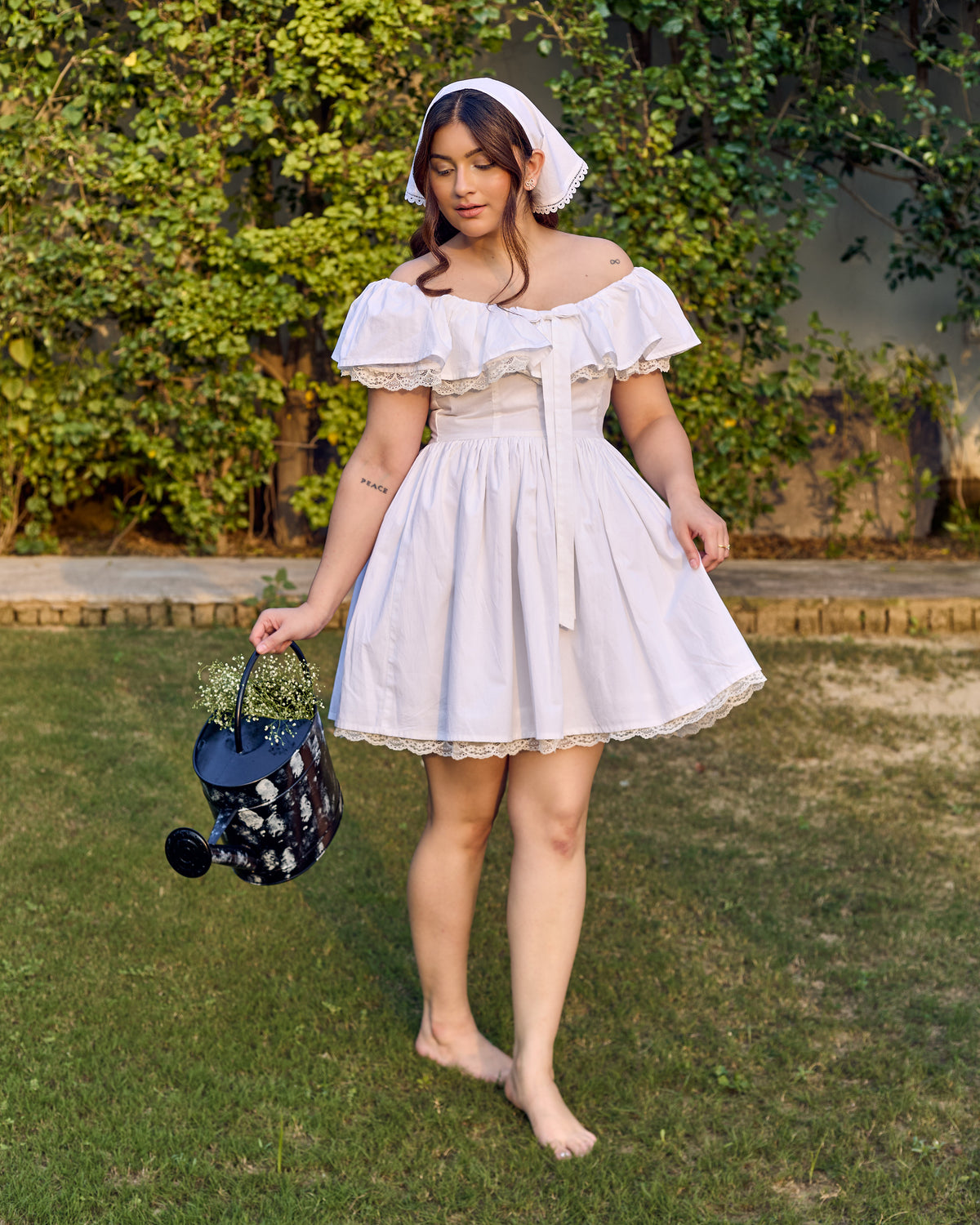 Vanilla Whirl Mini Dress